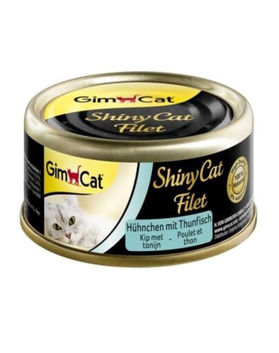 GIMCAT Shiny Cat Filet Chicken&Tuna 70g