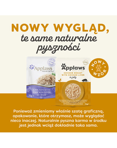 APPLAWS Cat Adult Pouch in Jelly 70 g katzennassfutter in Gelee