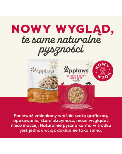 APPLAWS Cat Adult Pouch in Jelly 70 g katzennassfutter in Gelee