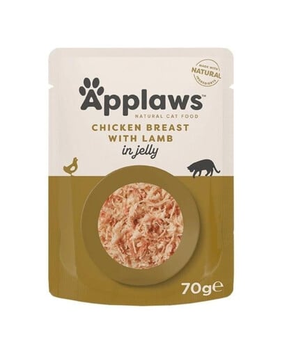 APPLAWS Cat Adult Pouch in Jelly 70 g katzennassfutter in Gelee