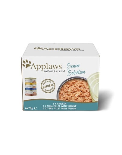 APPLAWS Cat Senior MIX selection 6 x 70 g