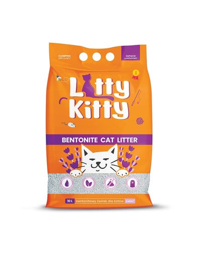 LITTY KITTY Bentonite Lavendel-Bentonit-Sand 10 l (8 kg)