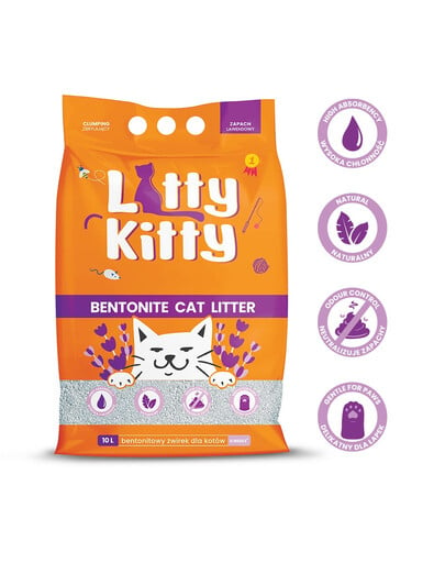 LITTY KITTY Bentonite Lavendel-Bentonit-Sand 10 l (8 kg)