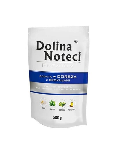 DOLINA NOTECI Premium Kabeljau mit Brokkoli 10 x 500 g