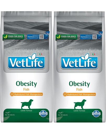 FARMINA Vet Life Obesity Fish 12 kg x 2