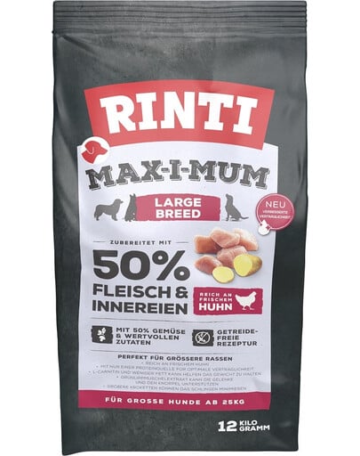 RINTI MAX-I-MUM Large Breed Chicken 12kg