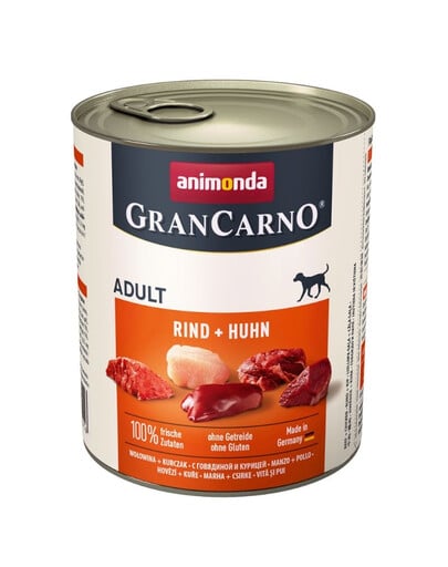 ANIMONDA GranCarno Original Adult RIND + HUHN 800 g