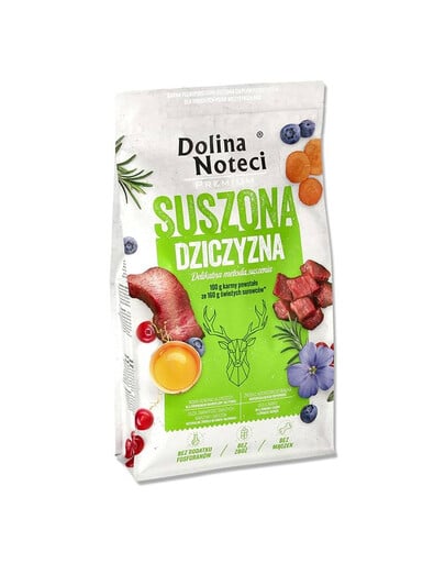 DOLINA NOTECI Premium Getrocknetes Wildbret Hundefutter 9 kg