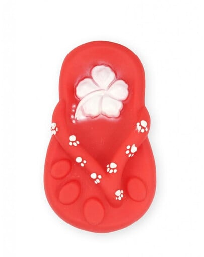 PET NOVA DOG LIFE STYLE Kauspielzeug "Flip-Flop" 15cm rot