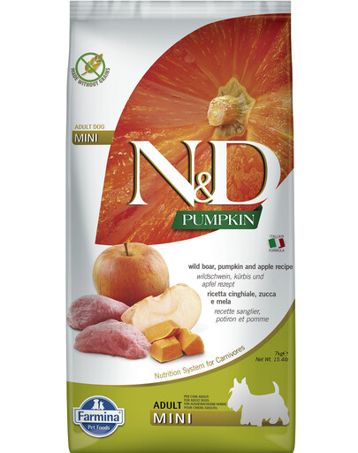 FARMINA N&D Pumpkin Boar & Apple Adult Mini 7 kg