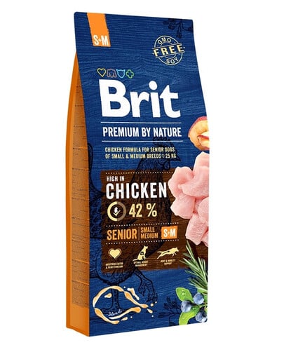 BRIT Premium By Nature Senior Small Medium S+M 15 kg