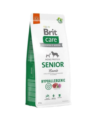 BRIT CARE Hypoallergenic Senior Lamb 12kg