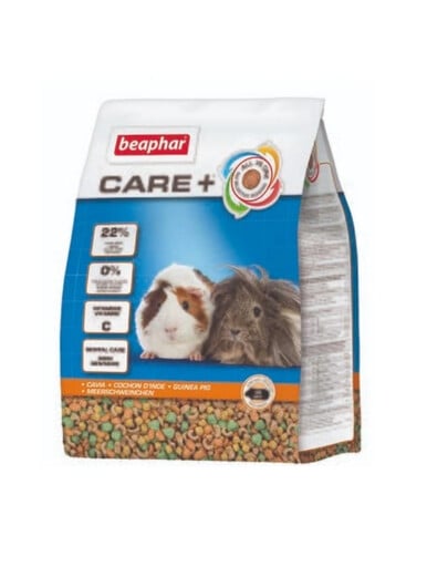 BEAPHAR Care+ Guinea Pig Meerschweinchenfutter 1,5 kg