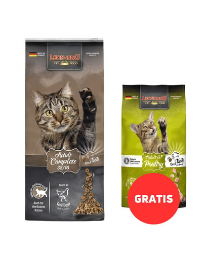 LEONARDO Adult Complete 32/16 15 kg + Futter 300g GRATIS