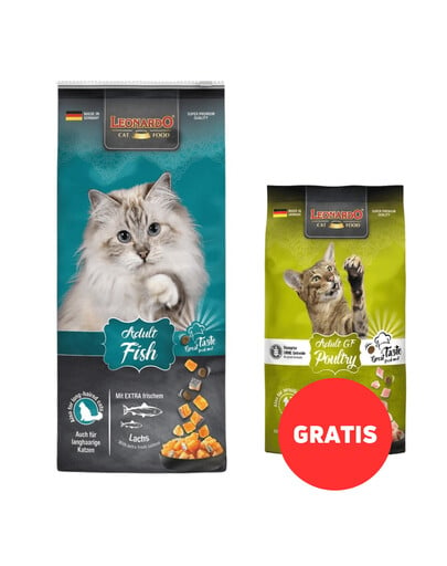 LEONARDO Adult Ocean Fish & Rice 15 kg + Futter 300g GRATIS