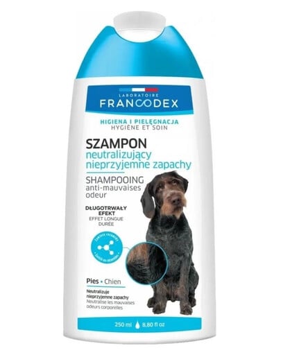 FRANCODEX Shampoo für Hunde Geruchsentferner 250 ml