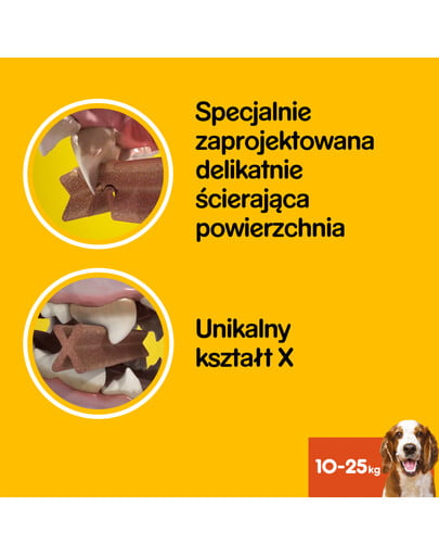 PEDIGREE DentaStix (mittlere Rassen) Zahnsnack für Hunde 28 Stück 4x 180g