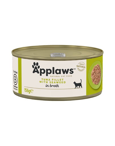 APPLAWS Cat Adult Tuna with Seaweed in Broth 156g Thunfisch mit Algen in Brühe