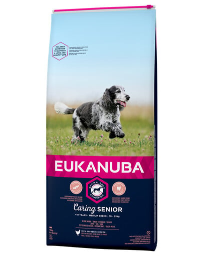 EUKANUBA Caring Senior Medium Breed Chicken 15kg