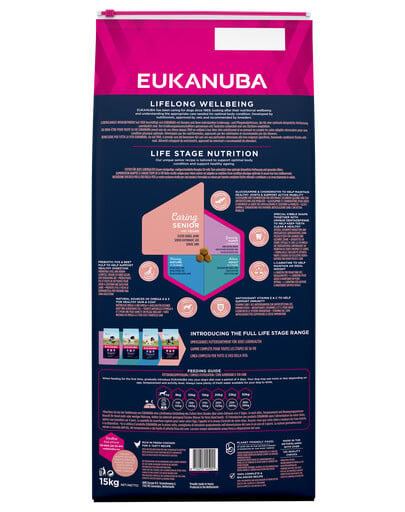 EUKANUBA Caring Senior Medium Breed Chicken 15kg