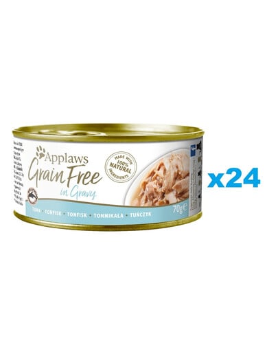 APPLAWS Cat Adult Grain Free Thunfisch in Soße 24x70 g