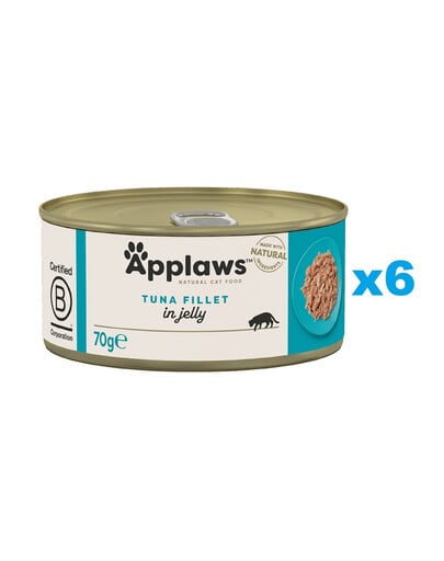 APPLAWS Cat Adult Thunfisch in Gelee 6x 70g