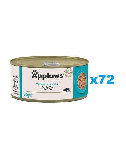 APPLAWS Cat Adult Thunfisch in Gelee 72x 70g