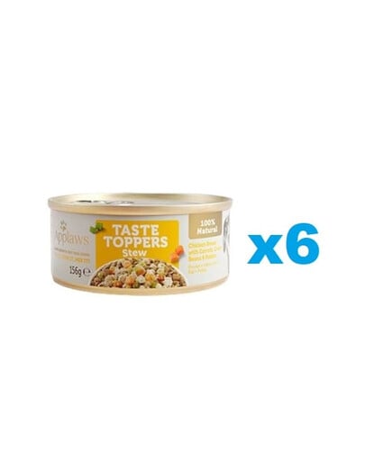 APPLAWS Taste Toppers Gulasch mit Hähnchen und Karotten 6x 156 g