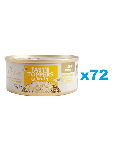 APPLAWS Taste Toppers Hähnchenbrust in Brühe 72x 156 g