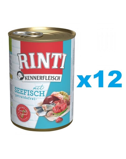 RINTI Kennerfleisch Sea Fish Ryby morskie 12x400 g