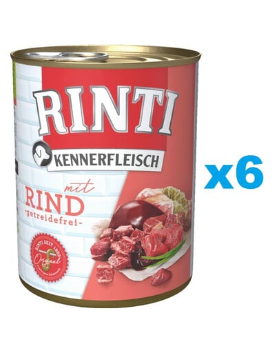 RINTI Kennerfleisch Beef wołowina 6x400 g