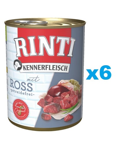 RINTI Kennerfleisch Horse konina 6x800 g