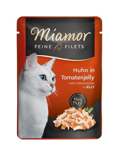 MIAMOR Feline Filets Kurczak z pomidorem w galaretce 6x100 g