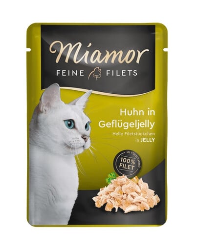 MIAMOR Feline Filets Kurczak i drób w galaretce 100 g