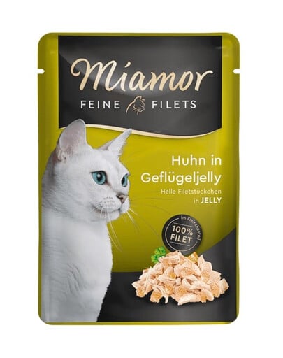 MIAMOR Feline Filets Kurczak i drób w galaretce 24x100 g