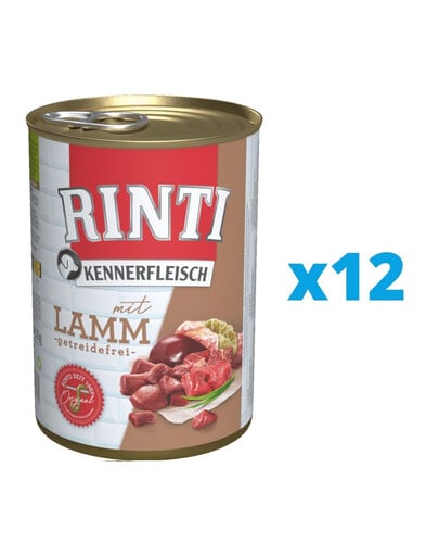 RINTI Kennerfleisch Lamb jagnięcina 12 x 800 g