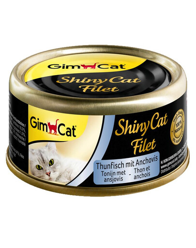 Shiny Cat Filet Tuna&Anchovy 70g tuńczyk i anchois w bulionie