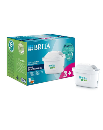 BRITA Filtr do wody MAXTRA PRO Pure Performance 3+1 (4 szt) szt