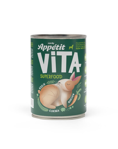 APPETIT VITA Superfood Królik 400g monoproteinowa karma dla psów