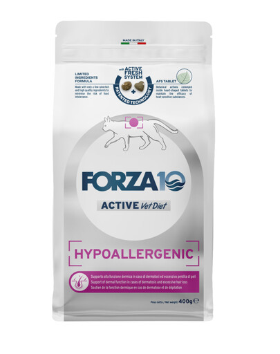 FORZA 10 Hypoallergenic Active Cat sucha karma hipoalergiczna dla kotów 400 g