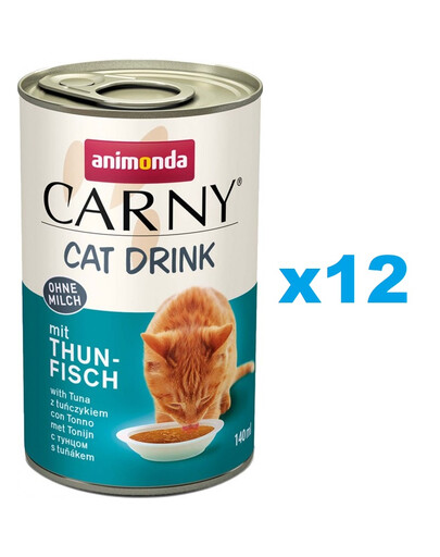 ANIMONDA Carny Cat Drink with Tuna 12x140 ml z tuńczykiem