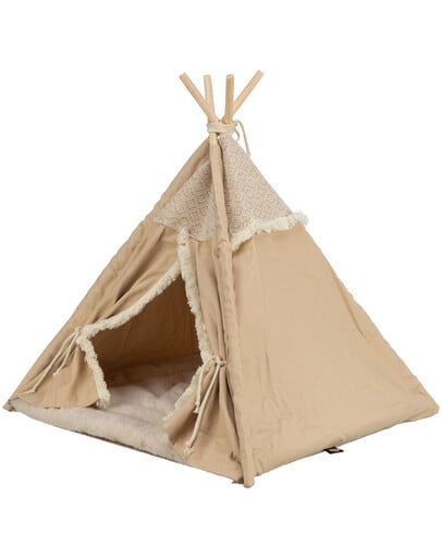 Boho Tipi legowisko zamknięte dla psa lub kota