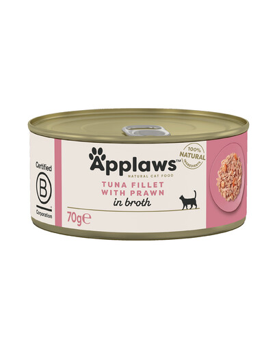 APPLAWS Cat Adult Tuna with Prawn in Broth tuńczyk i krewetki w bulionie 70g