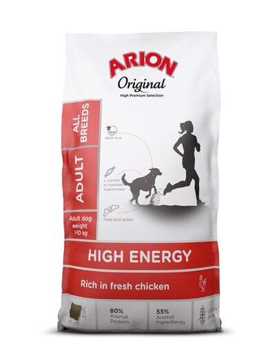 Original High Energy Adult All Breeds Chicken Rice 12 kg