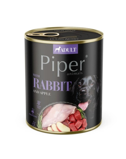 z królikiem i jabłkiem 800g mokra karma dla psów