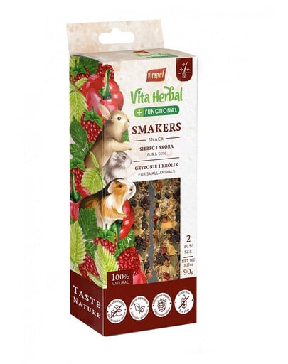 Vita Herbal Functional Smakers sierść i skóra 90 g