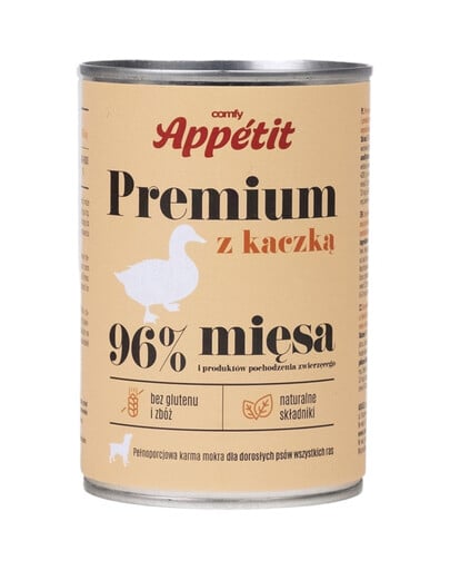 APPETIT PREMIUM z kaczką 400 g