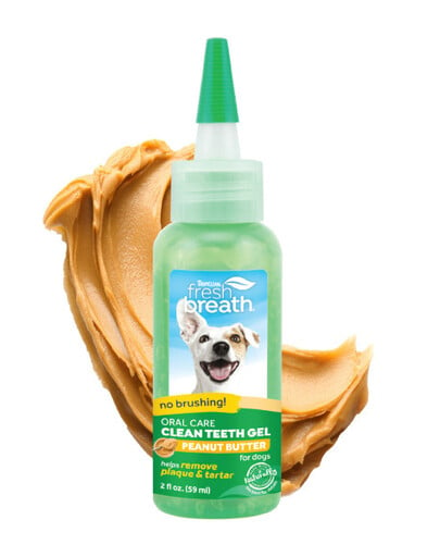 Fresh Breath Peanut Butter Oral Care Gel 59ml żel do higieny jamy ustnej o smaku masła orzechowego dla psa