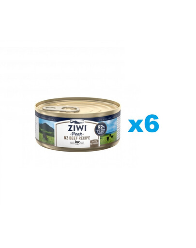 ZIWIPEAK Cat Beef Wołowina 6x85 g