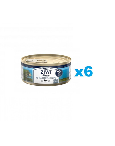 ZIWIPEAK Cat Mackerel Makrela 6x85 g